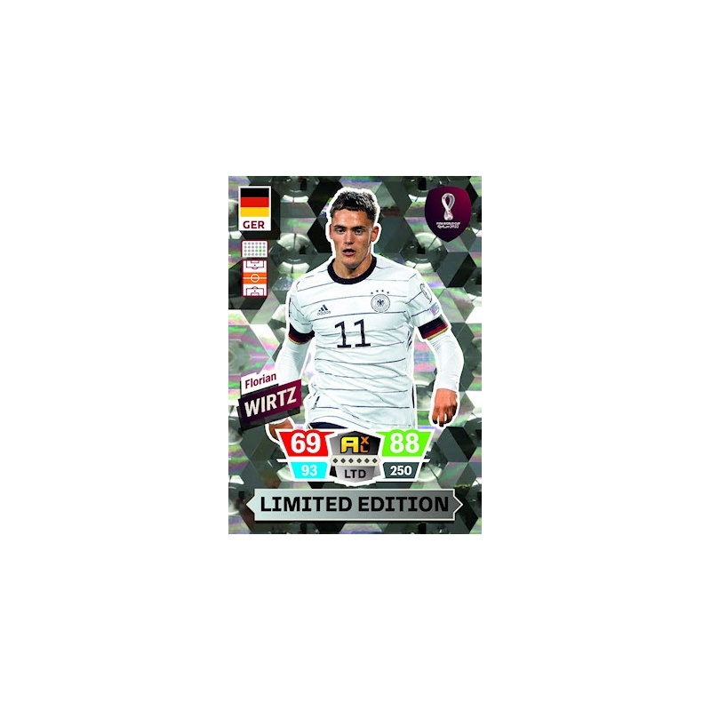 Comprar Trading Card Florian Wirtz Limited Edition Germany Adrenalyn Xl