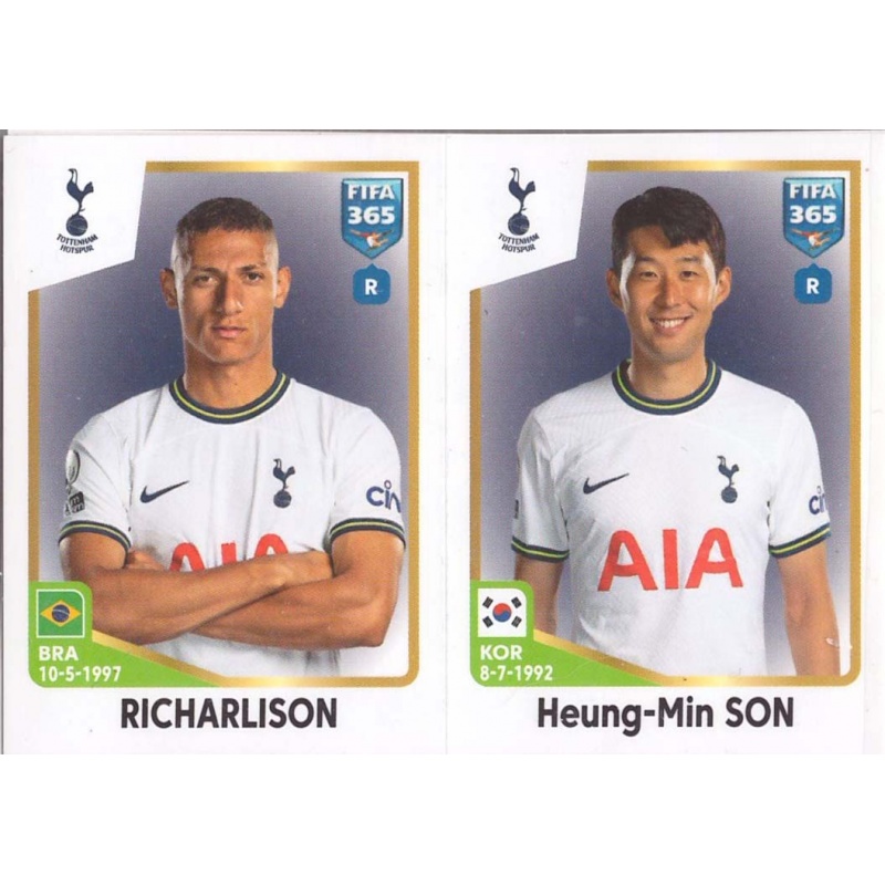 Buy Sticker Richarlison Heung Min Son Tottenham Hotspur Panini Fifa