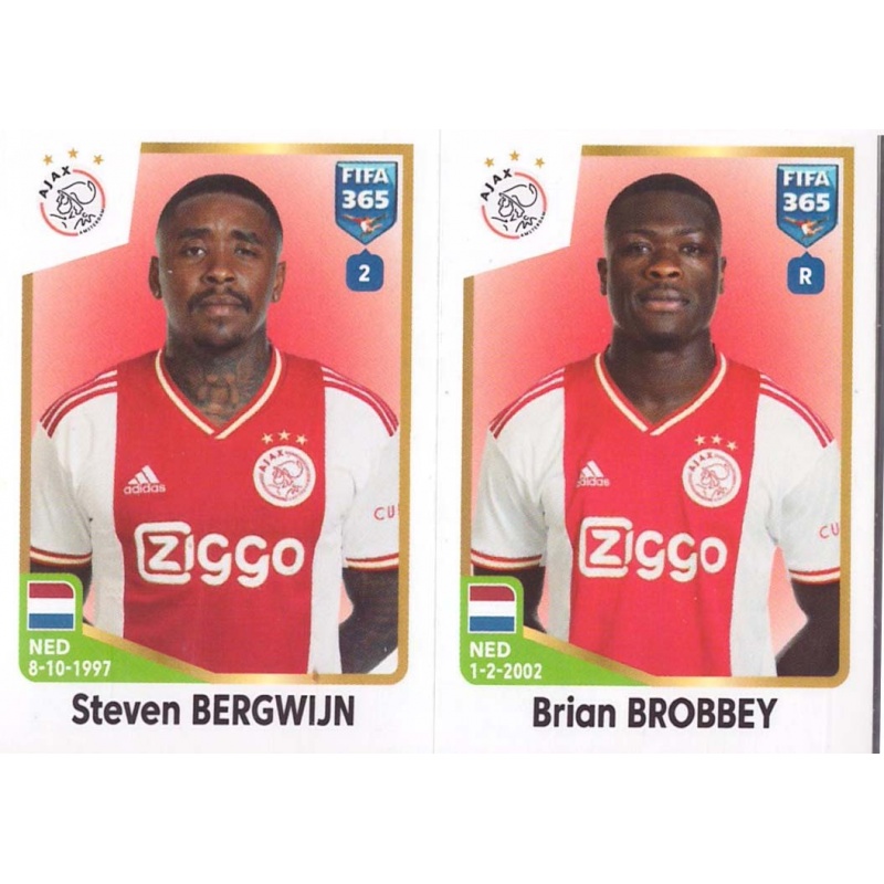 Sale Sticker Of Steven Bergwijn Brian Brobbey AFC Ajax Panini Fifa