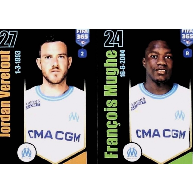 Buy Sticker Jordan Veretout Fran Ois Mughe Olympique Marsella Fifa