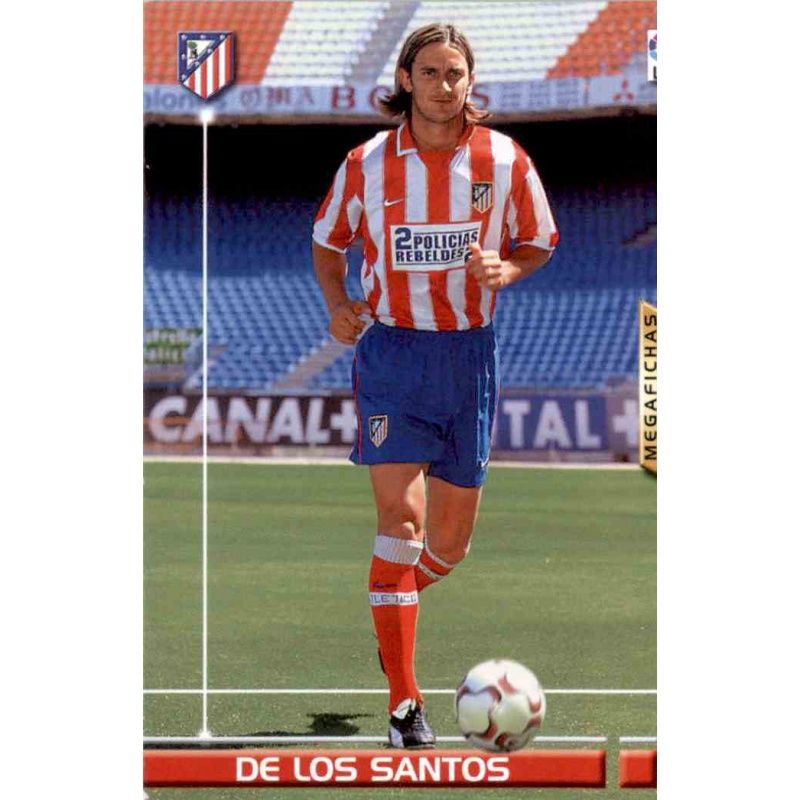 Sale Card Online De Los Santos Atl Tico Madrid Fichas Bis Panini