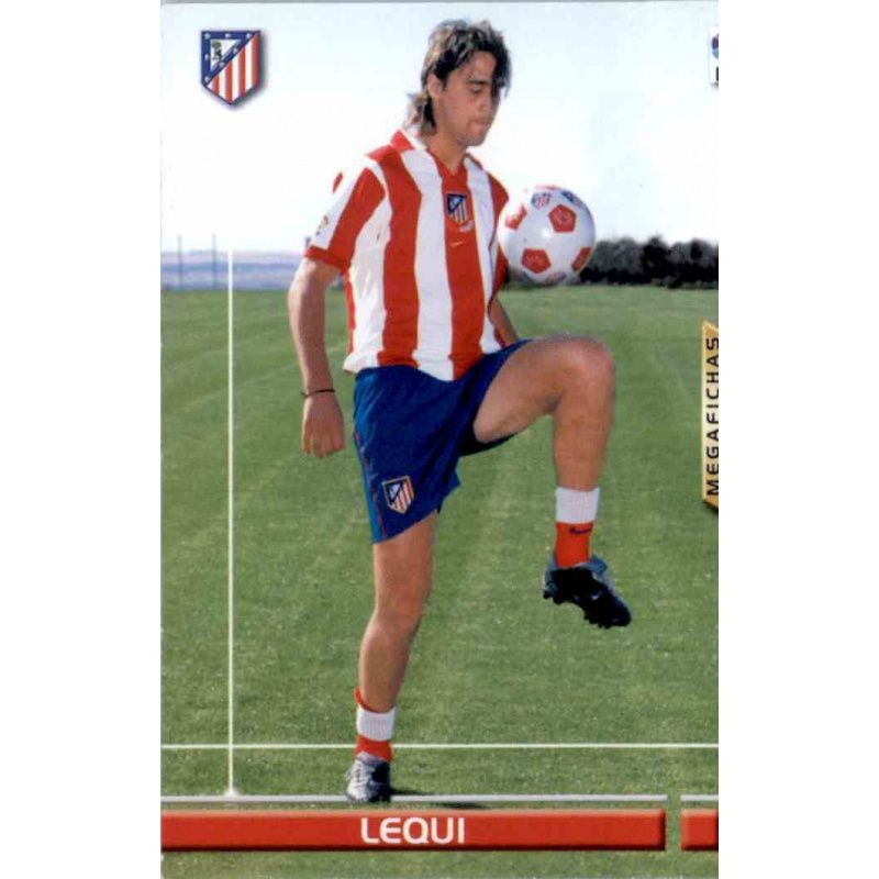 Buy Card Lequi Atl Tico Madrid Fichas Bis Panini Megafichas