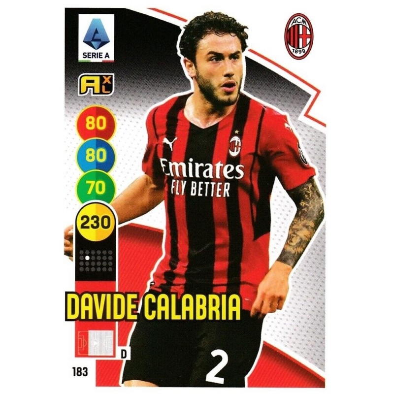 Comprar Cromo Davide Calabria Milan Panini Calciatori Adrenalyn XL 2021 22