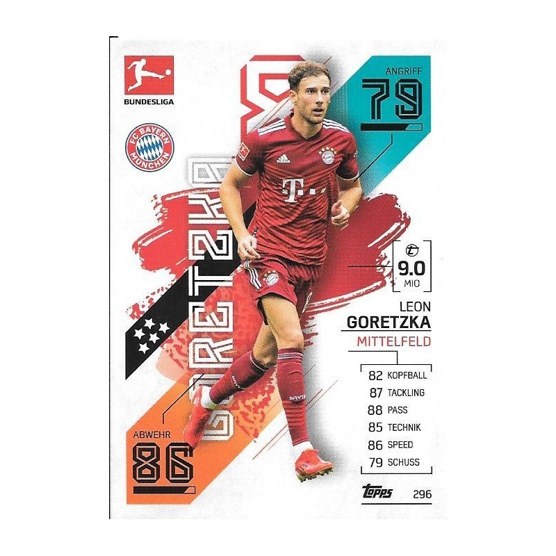 Soccer Cards Leon Goretzka Bayern M Nchen Topps Match Attax Bundesliga