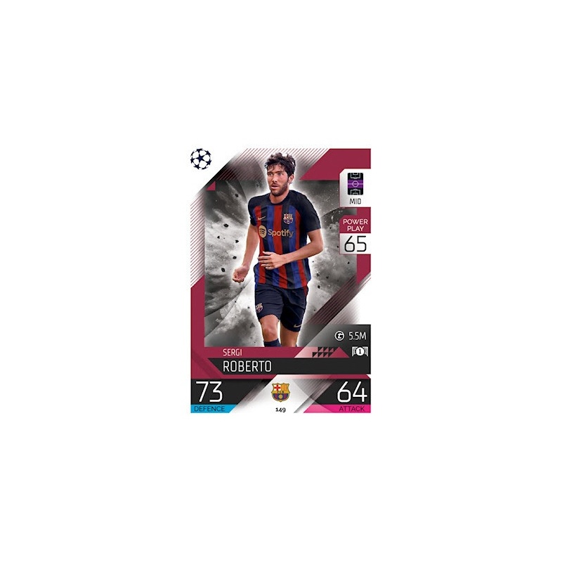 Offer Soccer Cards Sergi Roberto Barcelona Match Attax 22 23 Topps