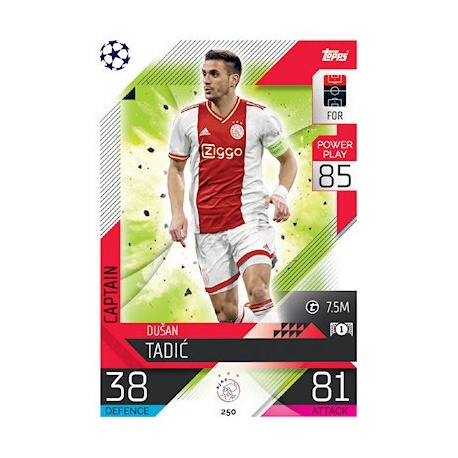 Offer Soccer Cards Dušan Tadić Captain AFC Ajax Topps Match Attax 22 23