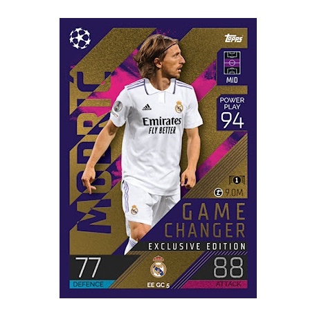 Comprar Trading Card Luka Modrić Game Changer Real Madrid Match Attax