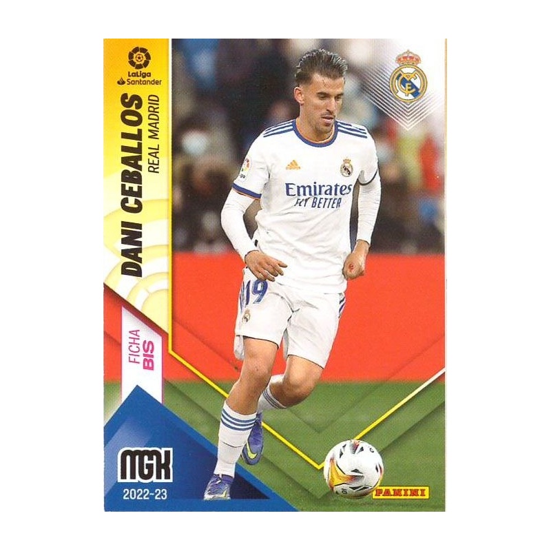 Cromos De Futbol Dani Ceballos Fichas Bis Real Madrid Panini Megacracks