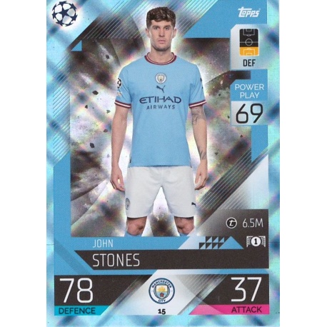 John Stones Manchester City Crystal 15