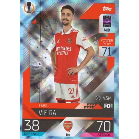 Fabio Vieira Arsenal Crystal 89