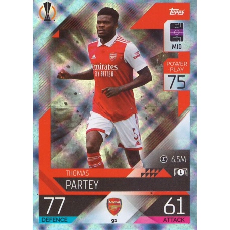 Thomas Partey Arsenal Crystal 91