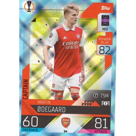 Martin odegaard Arsenal Crystal Captain 94