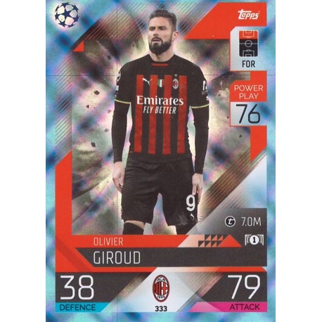 Olivier Giroud AC Milan Crystal 333