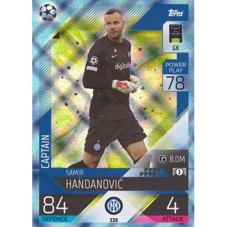 Samir Handanovic Inter Milan Crystal Captain 335