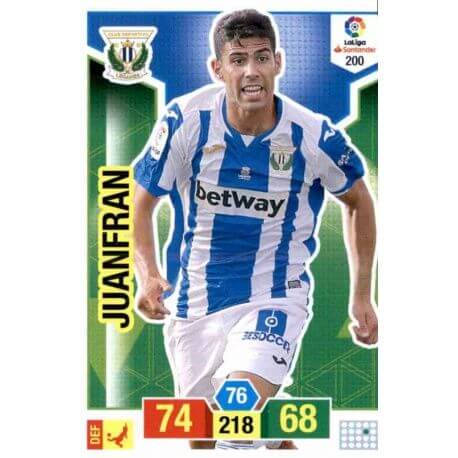 Juanfran Leganés 200 Adrenalyn XL La Liga Santander 2018-19