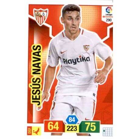 Jesús Navas Sevilla 290 Adrenalyn XL La Liga Santander 2018-19