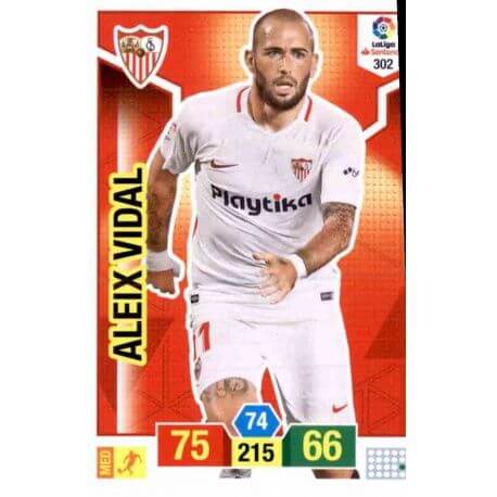 Aleix Vidal Sevilla 302 Adrenalyn XL La Liga Santander 2018-19