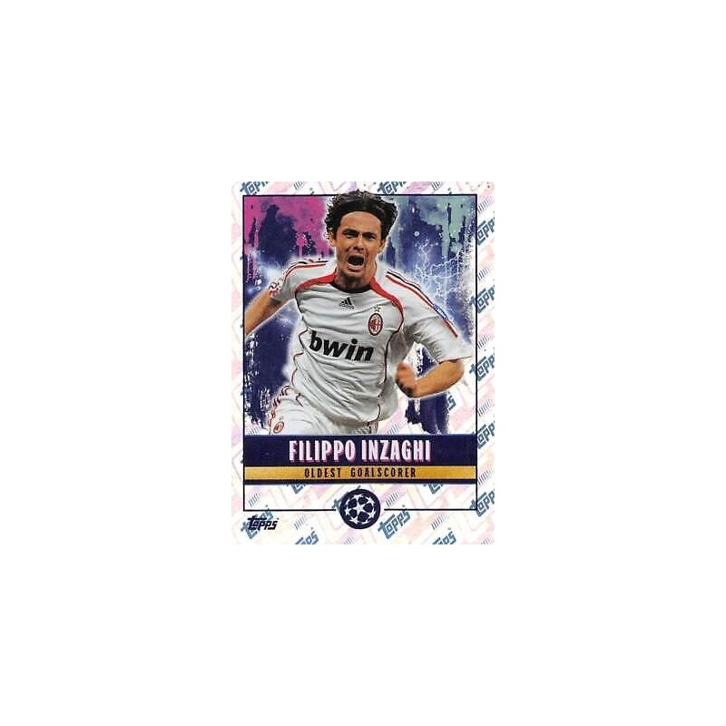 Sale Sticker Filippo Inzaghi All-Time Records Topps Champions 