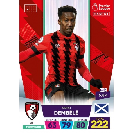 Buy Cards Siriki Dembélé AFC Bournemouth Cards Adrenalyn XL