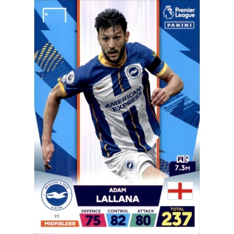 Adam Lallana Brighton & Hove Albion 93