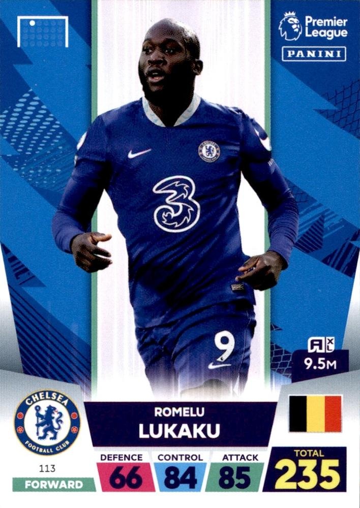 Offer Soccer Cards Romelu Lukaku Chelsea Panini Adrenalyn XL