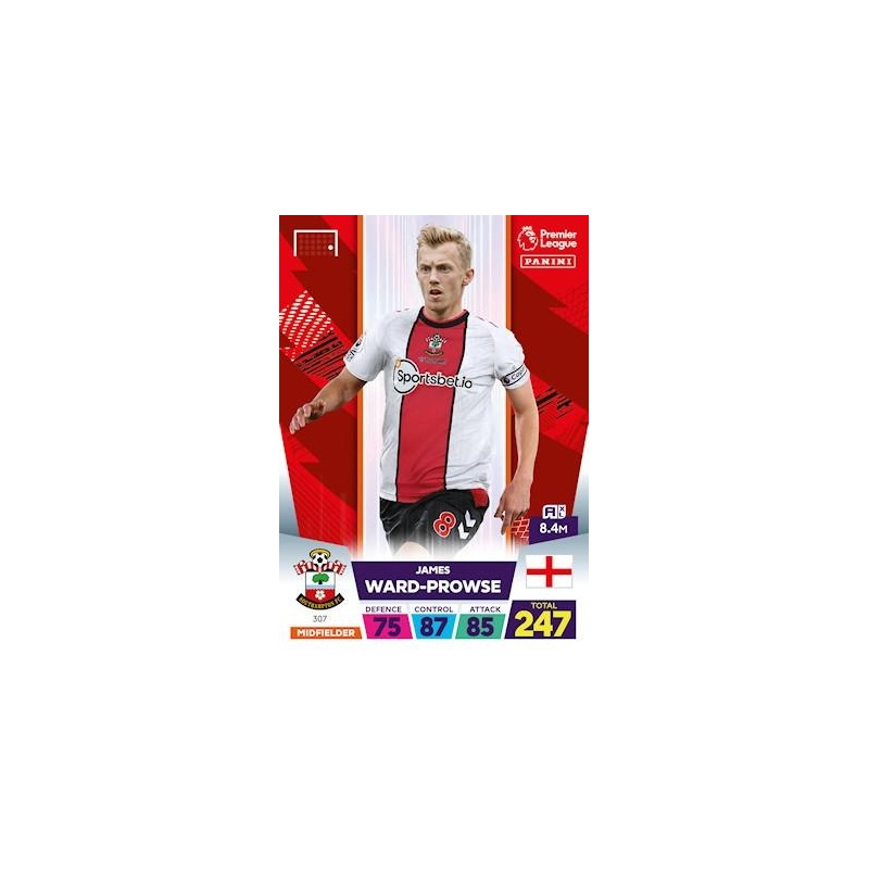 Oferta Cromos James WardProwse Southampton Adrenalyn XL Premier League