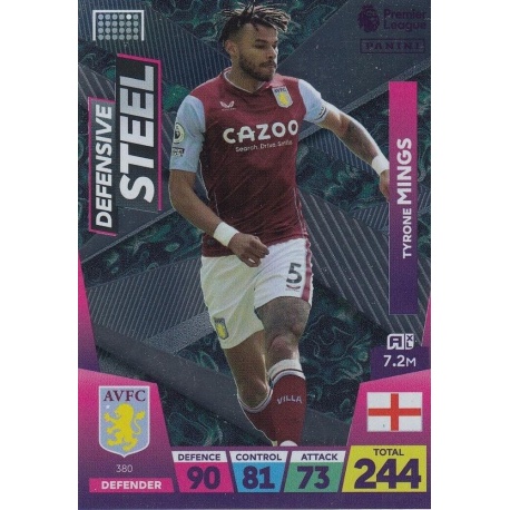 Tyrone Mings Defensive Steel Aston Villa 380