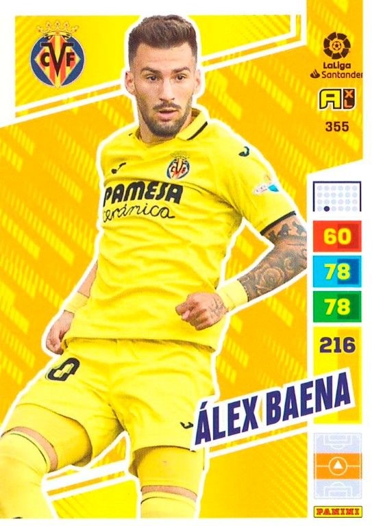 Venta Trading Card Álex Baena Villarreal Panini Adrenalyn Liga