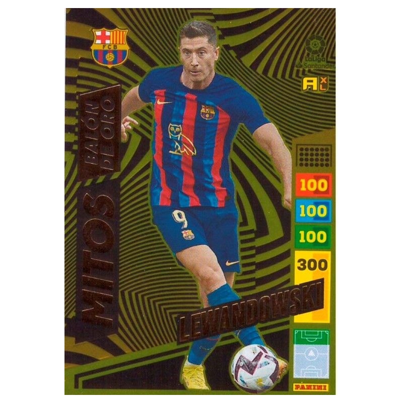 Lewandowski Balón de Oro Adrenalyn XL La Liga 2022 2023