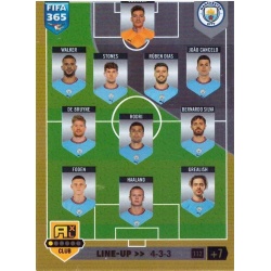 Line-up Team Mate Manchester City 112