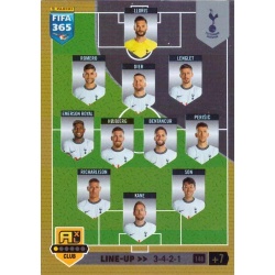 Line-up Team Mate Tottenham Hotspur 148