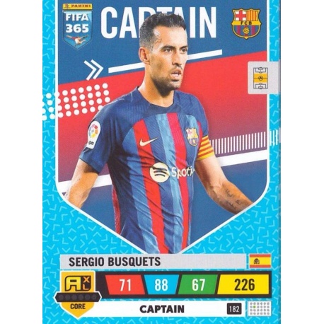 Sergio Busquets Captain Barcelona 182