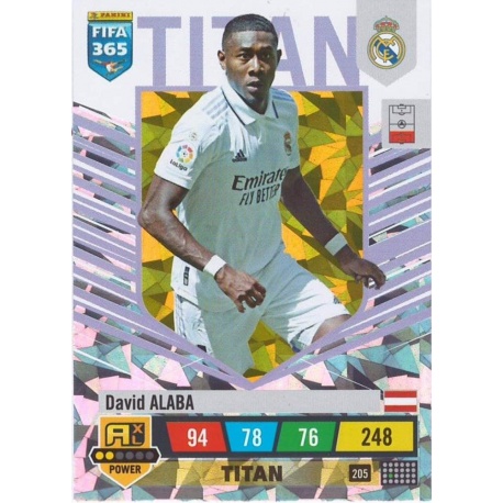 David Alaba Titan Real Madrid 205