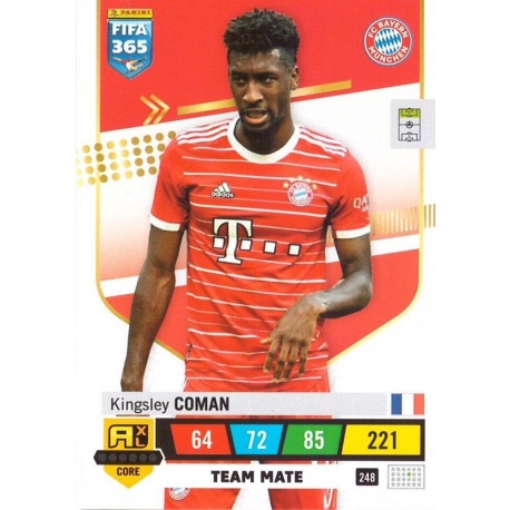 Kingsley Coman Bayern Munich 248