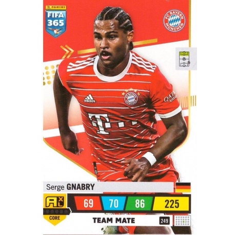 Serge Gnabry Bayern Munich 249