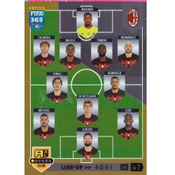 Line-up Team Mate AC Milan 346