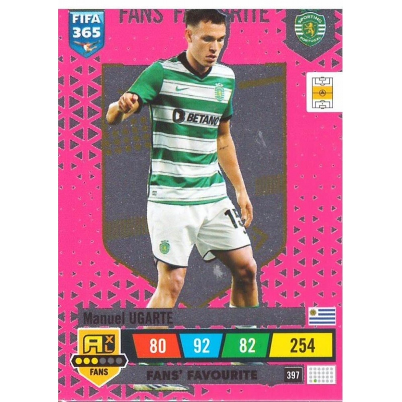 Comprar Card Manuel Ugarte Fans Favourite Panini Fifa 365 Adrenalyn XL 2023