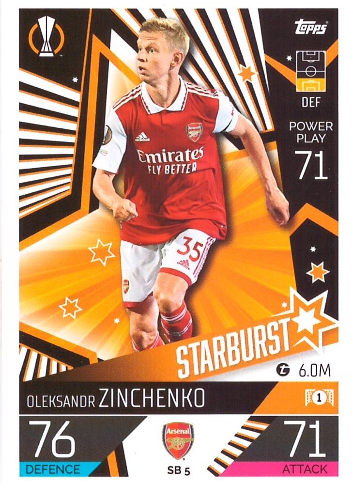 Arsenal FC SoccerStarz Zinchenko  Official Football Merchandise.com