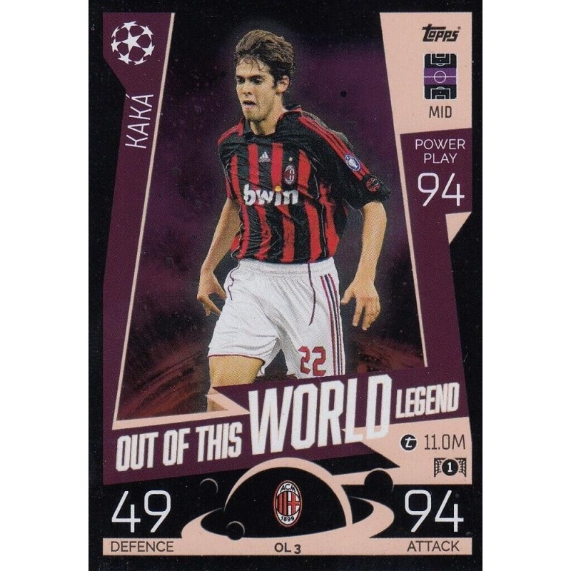 Buy Soccer Cards Kaká Ac Milan Match Attax Extra 2223