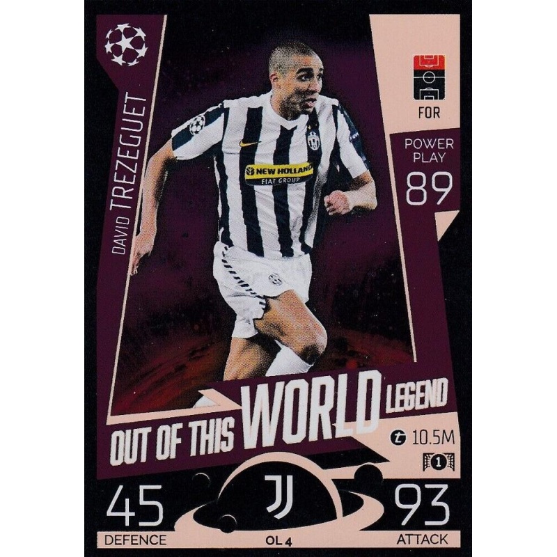 Offer Soccer Cards David Trezeguet Juventus Match Attax Extra 2023