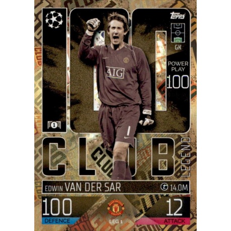 Edwin van der Sar Manchester United LEG 1