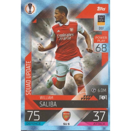 William Saliba Arsenal Crystal SU 6