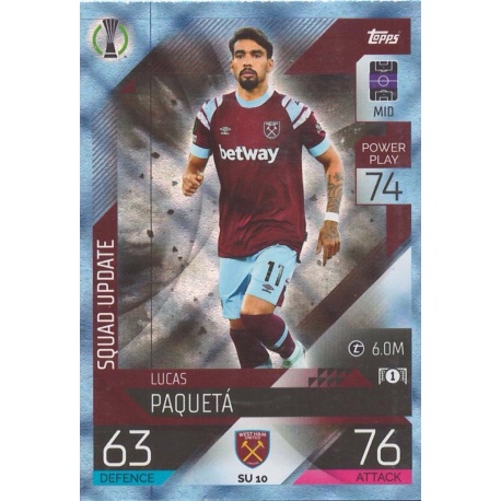 Lucas Paquetá West Ham United Crystal SU 10