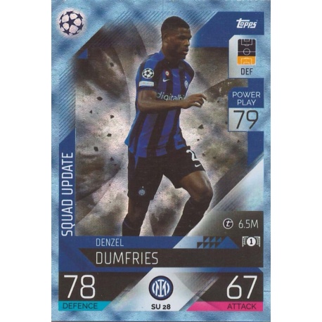 Denzel Dumfries Inter Milan Crystal SU 28