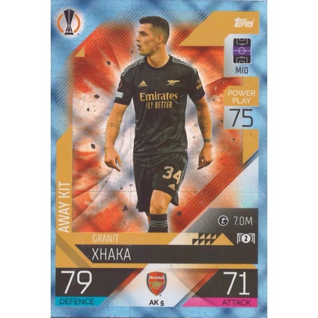 Granit Xhaka Arsenal Crystal AK 5