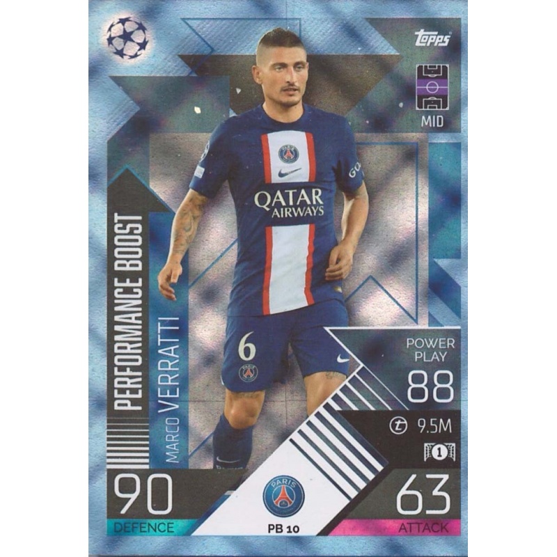 Offer Soccer Cards Marco Verratti Psg Topps Match Attax Extra 2023 