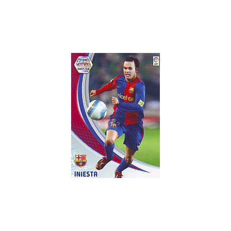 Iniesta Barcelona 67 Megacracks 2007-08