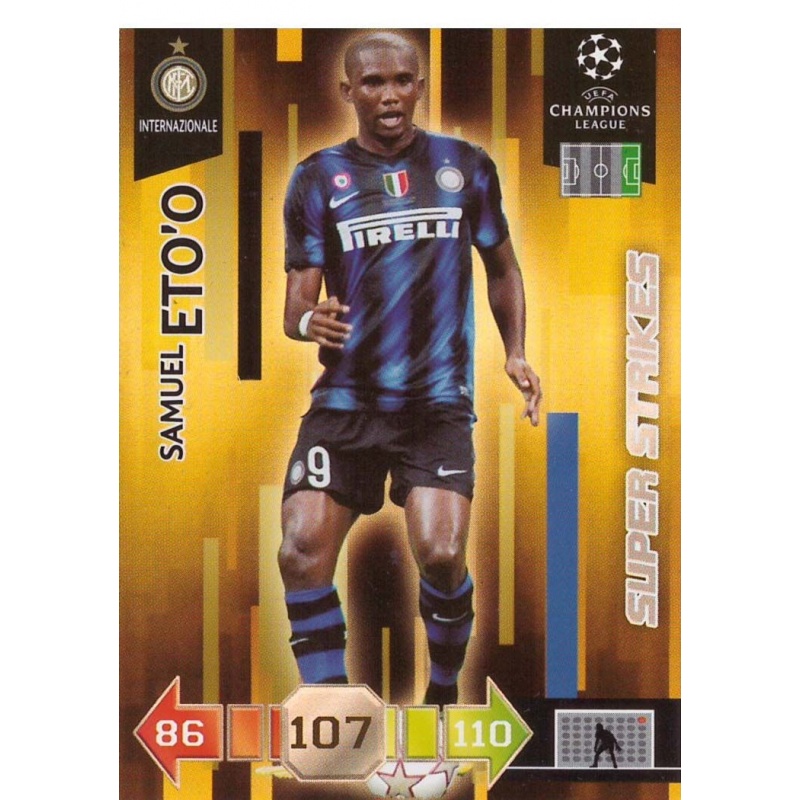 Buy Soccer Cards Samuel Eto'o Super Strikes Inter Milan Update