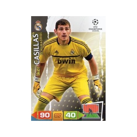 Buy Cards Iker Casillas Real Madrid Adrenalyn XL Champions League 