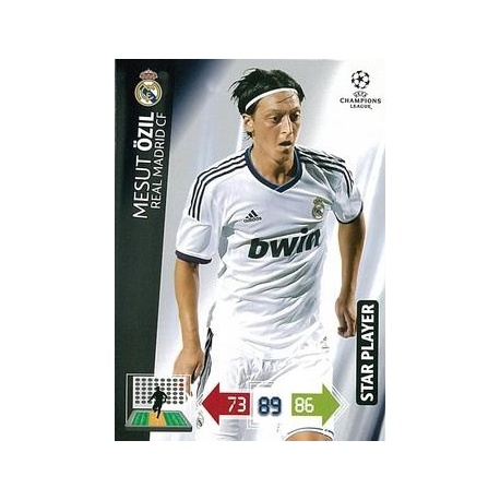 Cromos Fútbol Özil Real Madrid Cartas Adrenalyn Liga Bbva 2012 2013